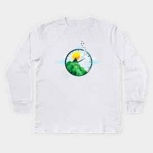 Time Flies Kids Long Sleeve T-Shirt